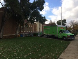 Camp Fire Clean Up at Schools