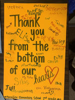 Paradise Elementary brings 'Thank You' letters to OCESD