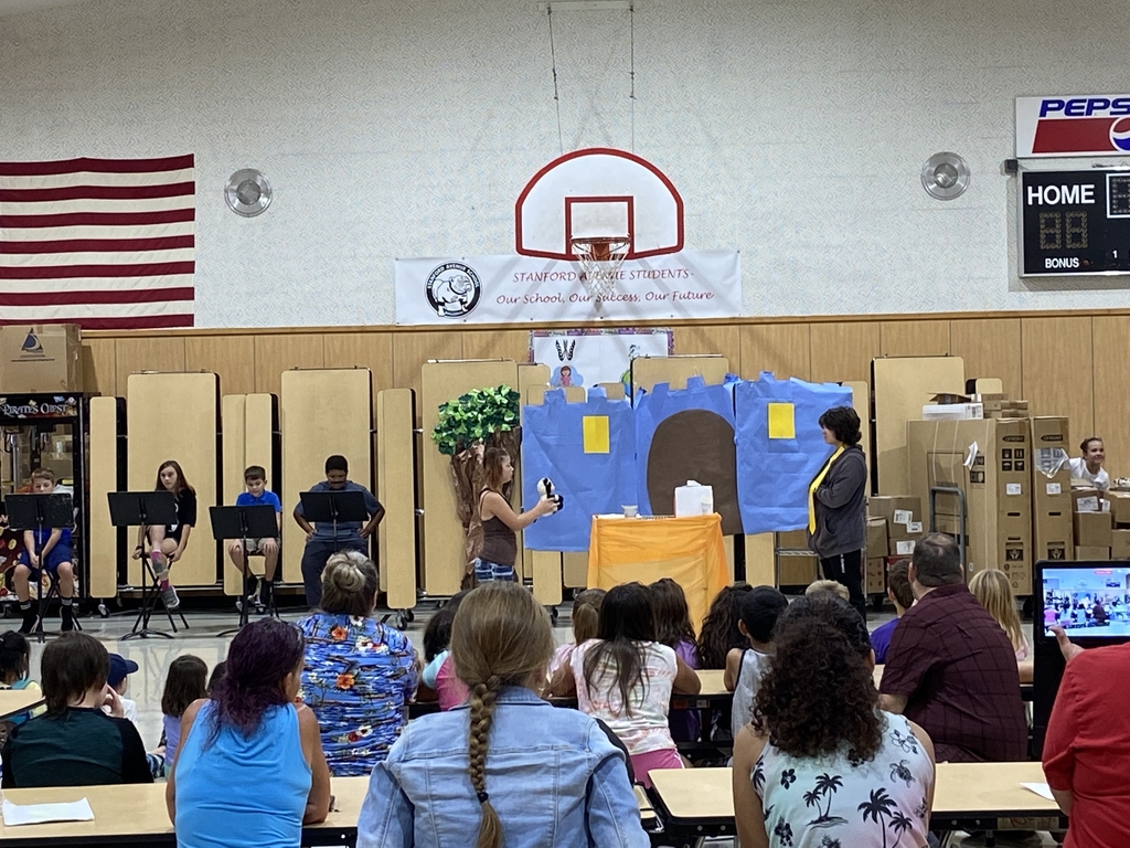 reader's theater performance; actors and audience