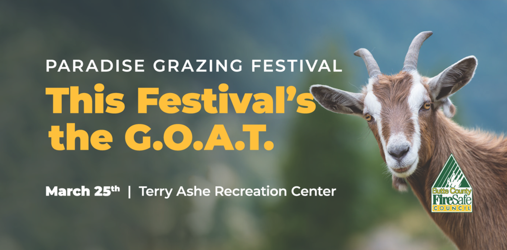 Paradise Grazing Festival. March 25th at the Terry Ashe Recreation Center