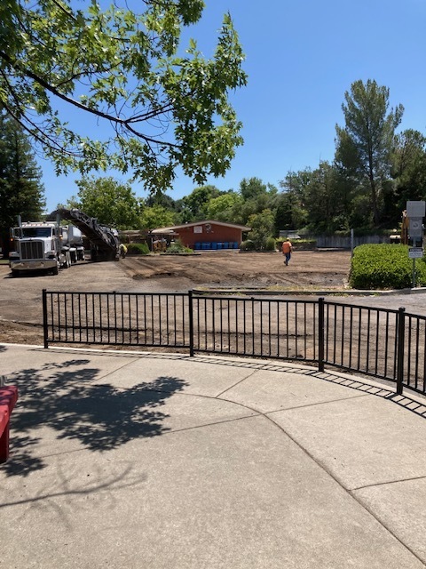 Stanford Parking Lot Ripped Out